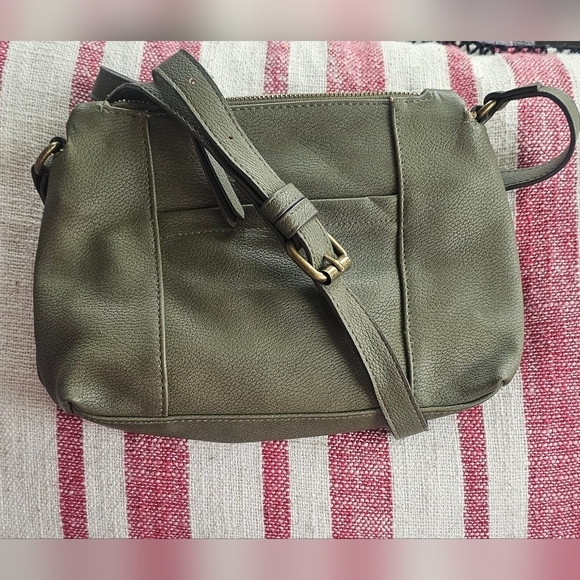 None Handbags - Olive Green Crossbody Bag